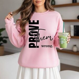 Pink Graphic Sweatshirt